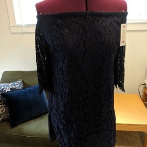 NWT DO+BE Lace Off the shoulder Dress
